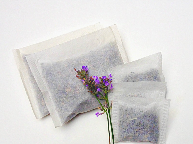 Lavender tea bags to help you sleep.