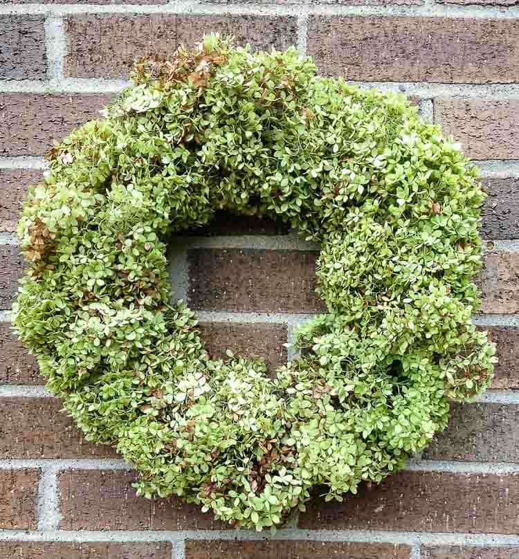 Drying hydrangeas invincibelle spirit wreath