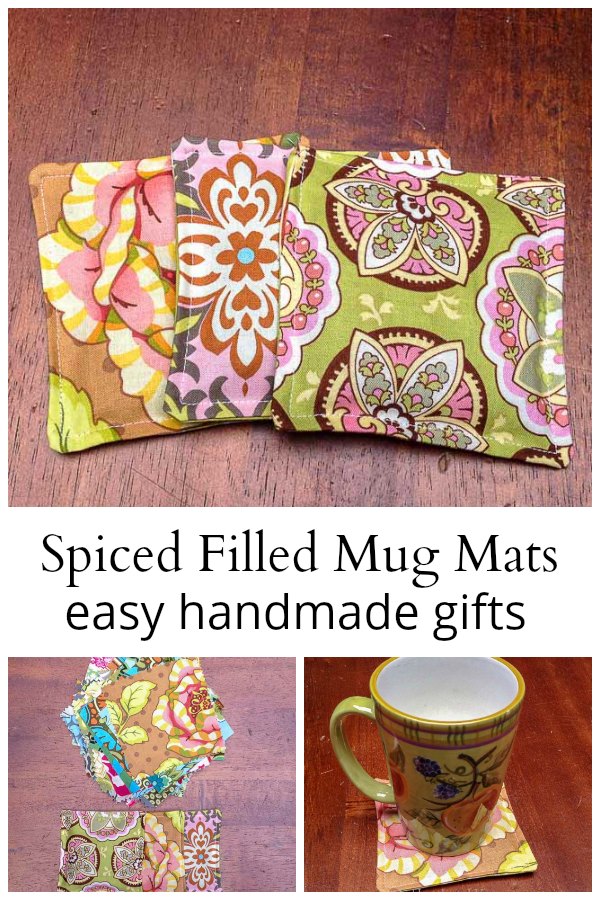 Scented Mug Mats Beautiful Spiced Filled Handmade Gifts Hearth and Vine