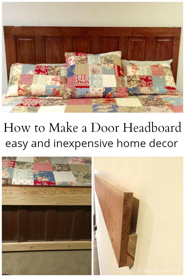How to Turn an Old Door into a Headboard For Hardly Any Money Hearth