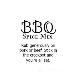 BBQ label