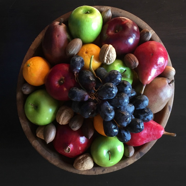Edible Centerpiece with fruit and nuts