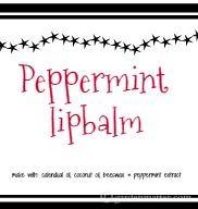 free lipbalm label