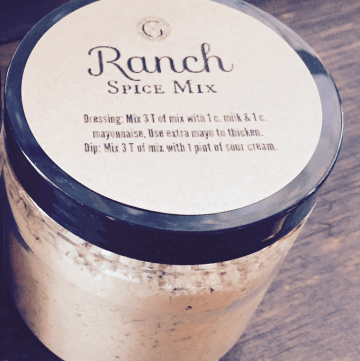 Homemade Ranch Dressing Mix