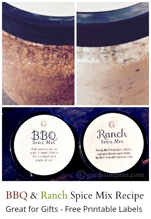 Homemade bbq and ranch seasoning mix