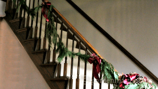 staircase garland