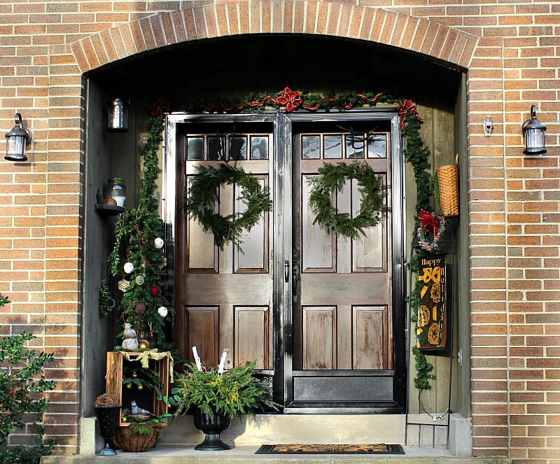 2015 Christmas Home Tour Front Door 