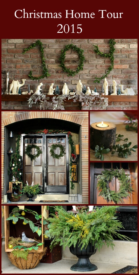 This Christmas Home Tour which highlights several projects you my be interested in creating in your own home.