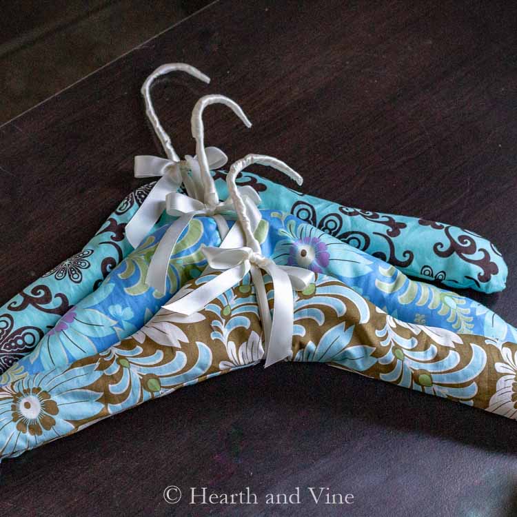 fabric clothes hanger cover pattern