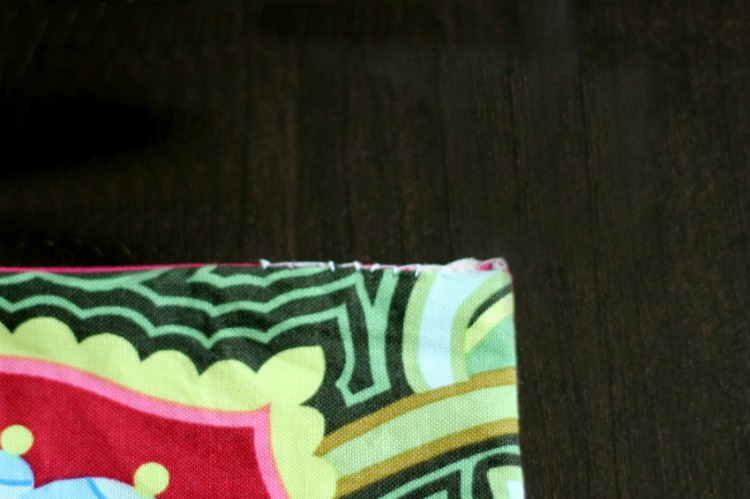 Slip stitch on fabric