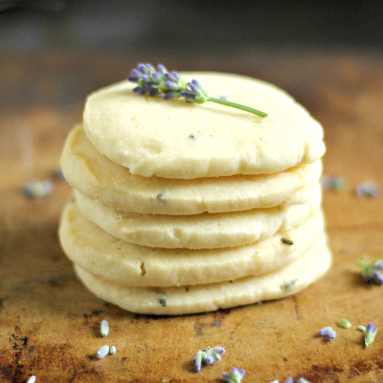 Lavender cookies