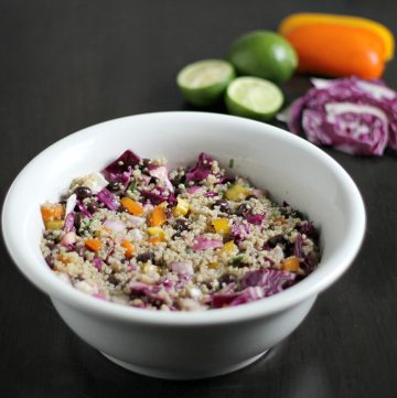 Quinoa salad in bowl