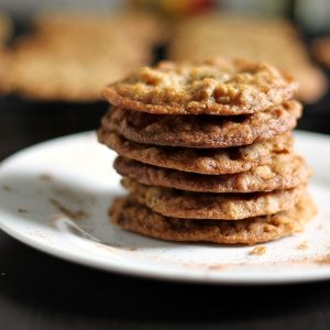 stacked pumpkin spice cookies