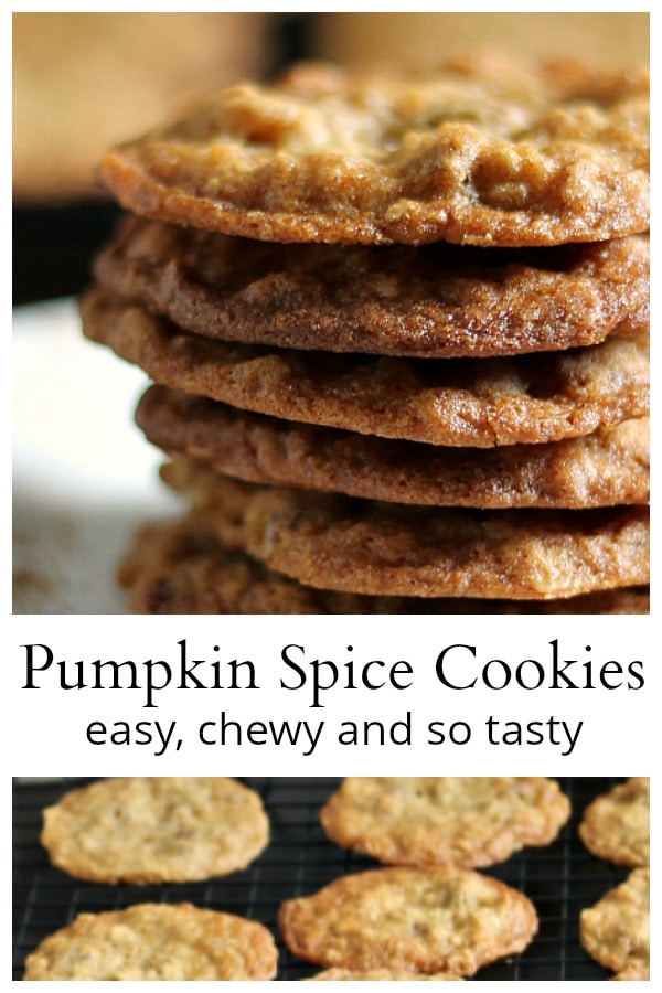 Pumpkin Pie Spice Cookie Recipe