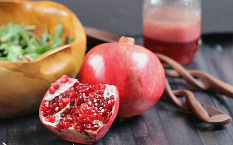 Open pomegranate