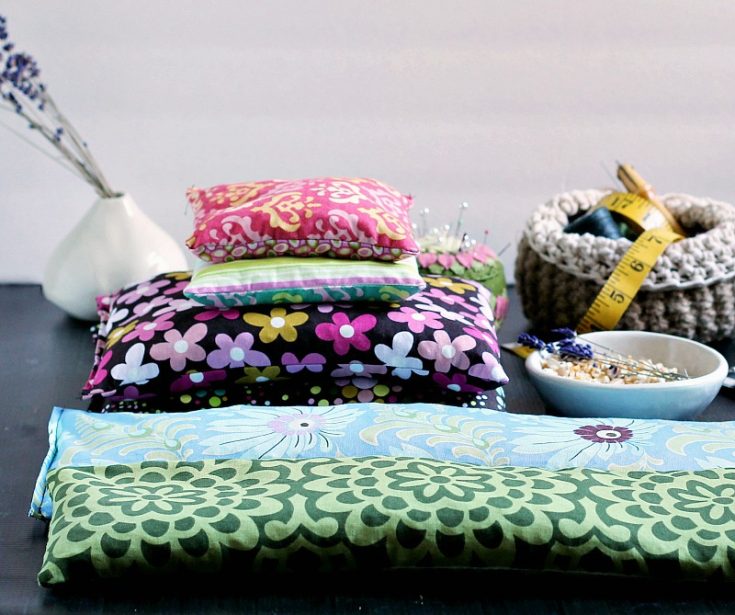 DIY Microwavable Heating Pad with Corn Hearth and Vine