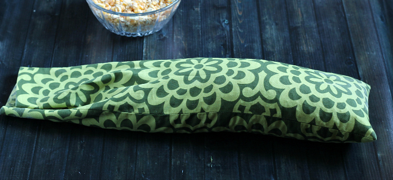 DIY Microwavable Heating Pad with Corn