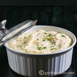 This recipe for holiday mashed potatoes is super easy. It tastes great with or without gravy, and can be made a day ahead, saving you time and worry.