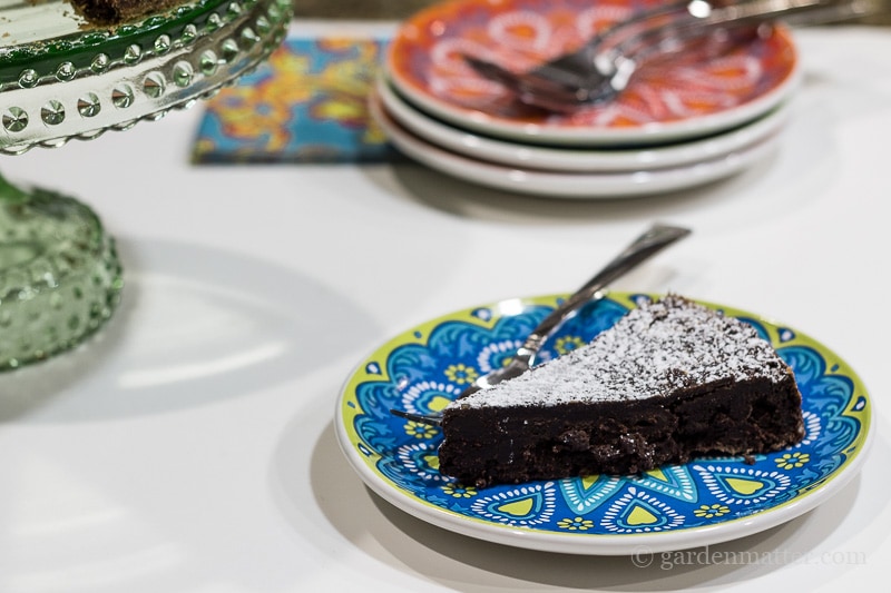 Slice of Chocolate cake ~ Chocolate Decadance ~ gardenmatter.com