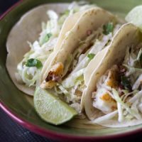 Easy Fish Tacos with Slaw