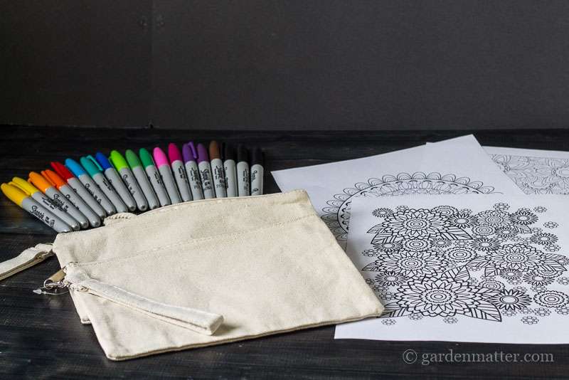 Materials for coloring bags ~ adult coloring pages 