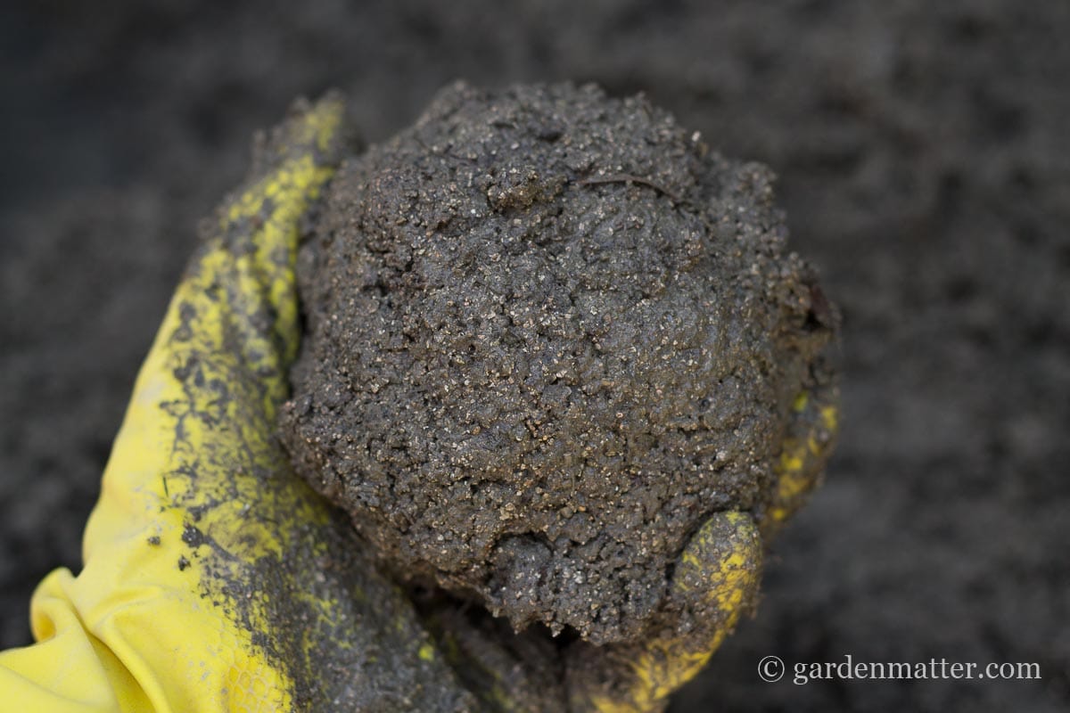 Ball of Hypertufa Mix ~ Freeform Hypertufa Planters ~ gardenmatter.com