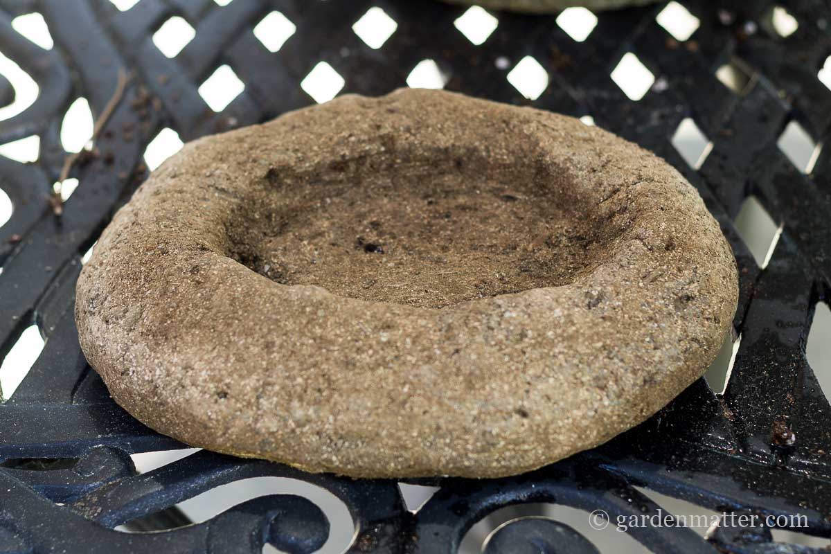 Cured Hypertufa Planter ~ Freeform Hypertufa Planter ~ gardenmatter.com