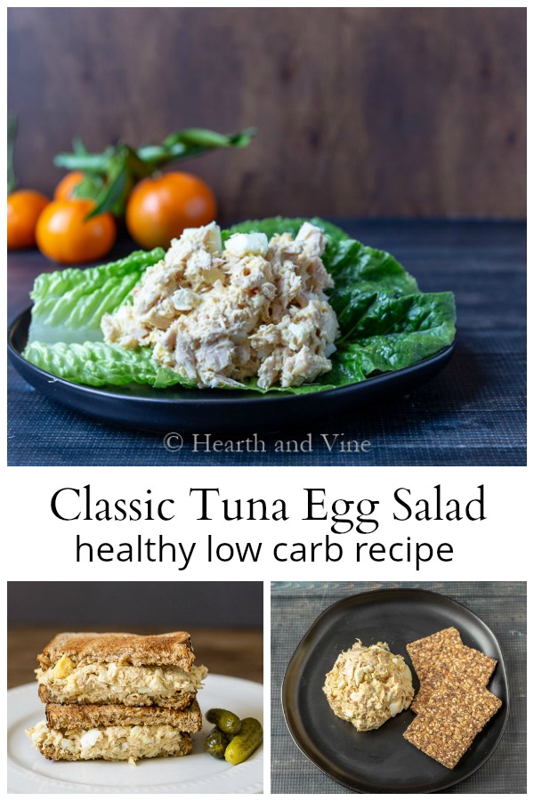 Classic tuna egg salad 