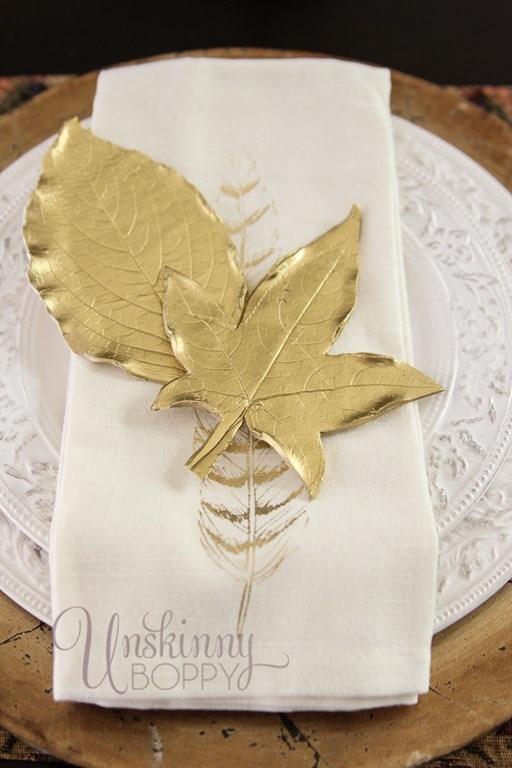gold-leaf-placesetting