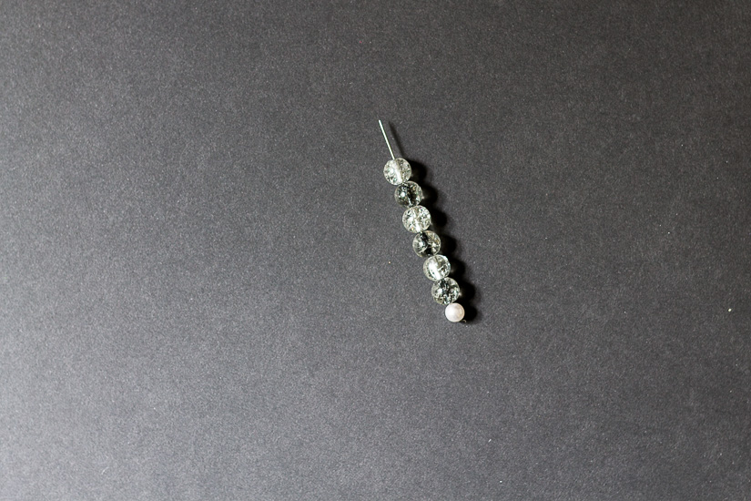 Beads on Pin ~ Beaded Coaster ~ gardenmatter.com