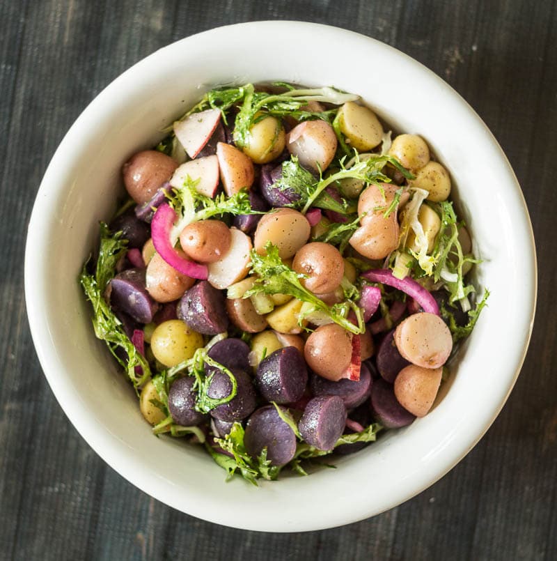 Salad in a Bowl ~ California New Potato Salad 