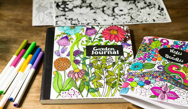 Coloring Page Journals