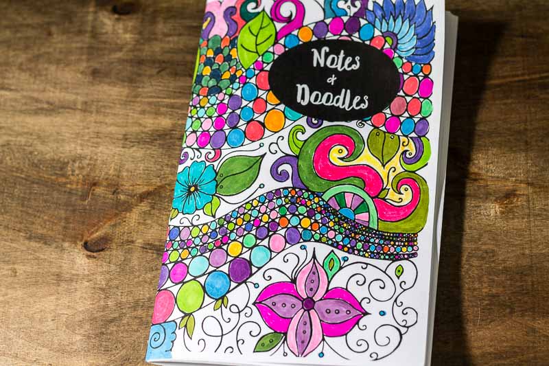 DIY Journal Covers with Coloring Pages