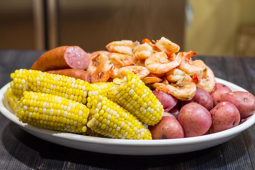 One-Pot Cajun Shrimp Boil with Orzo – Anolon