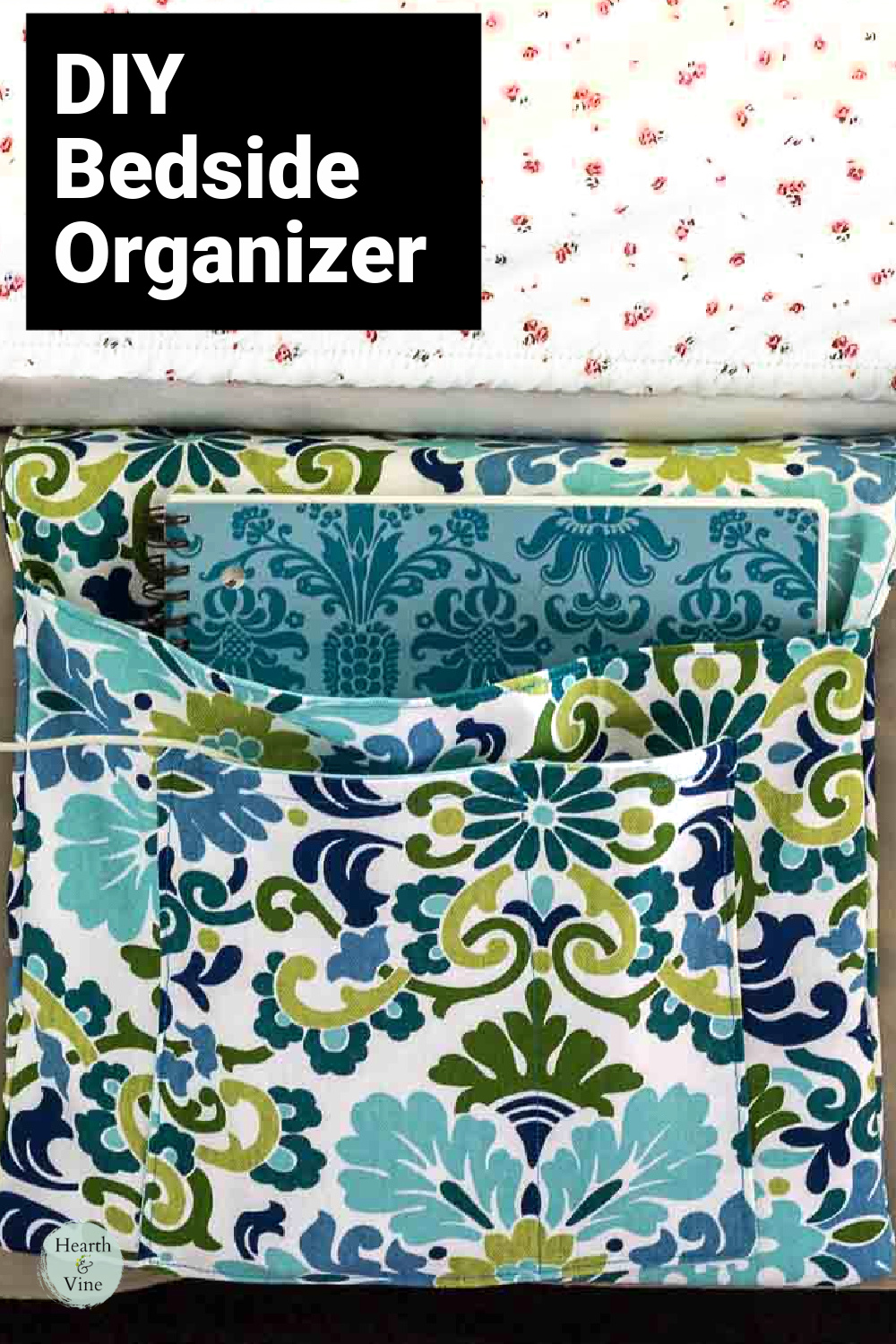 DIY Bed Pocket Caddy The Perfect Dorm Room Essential