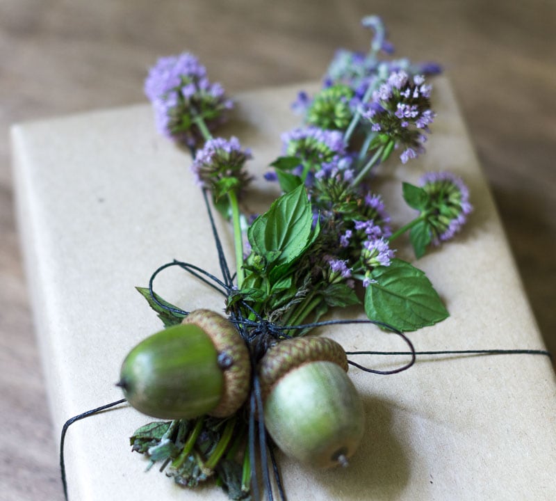 Read about easy ways to use plants and flowers from your garden to add that special touch when decorating or gift giving.