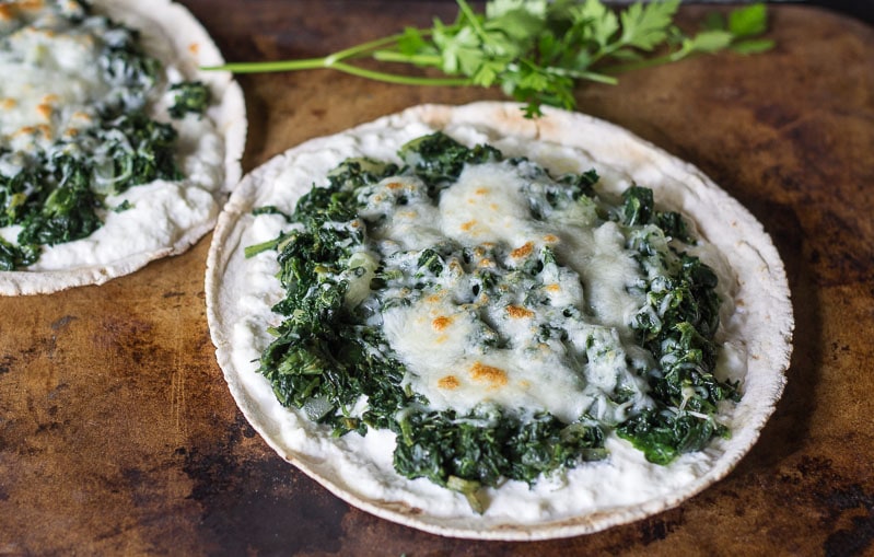 Spinach & Ricotta Pizza Recipe