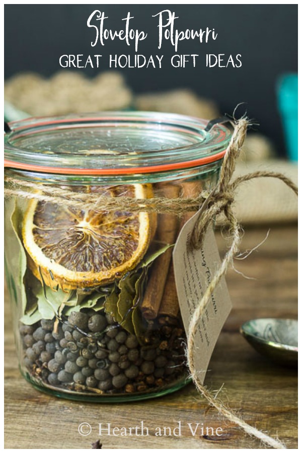 Stovetop Potpourri Perfect Handmade Gifts for the Holidays