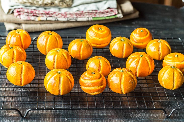 oven dried clementines