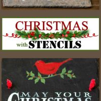 Creative Bloggers Group Christmas Stencil Project