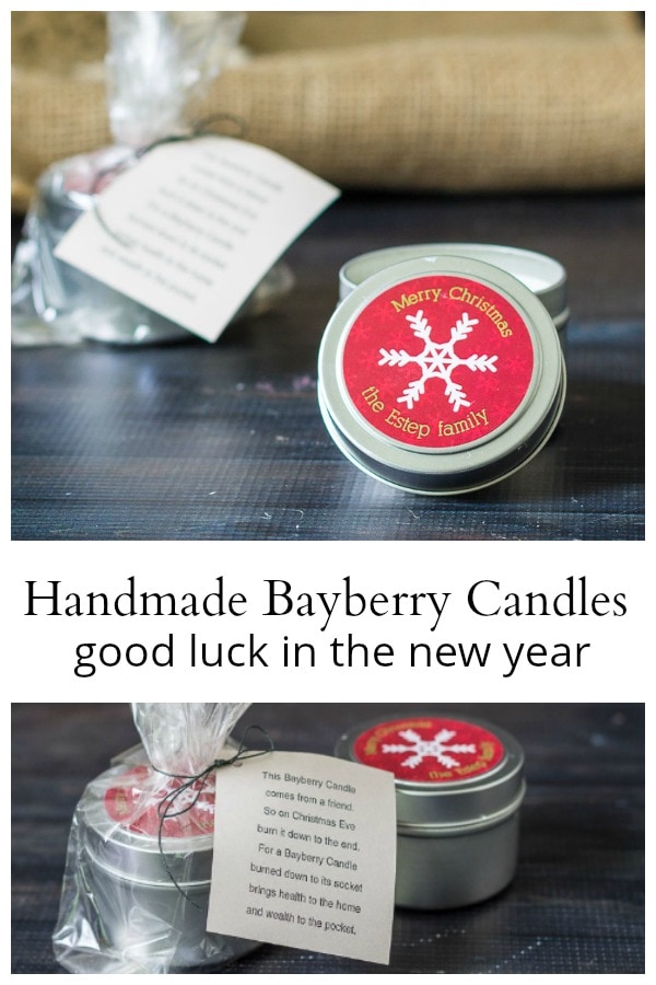 Bayberry Candles Good Luck for the New Year