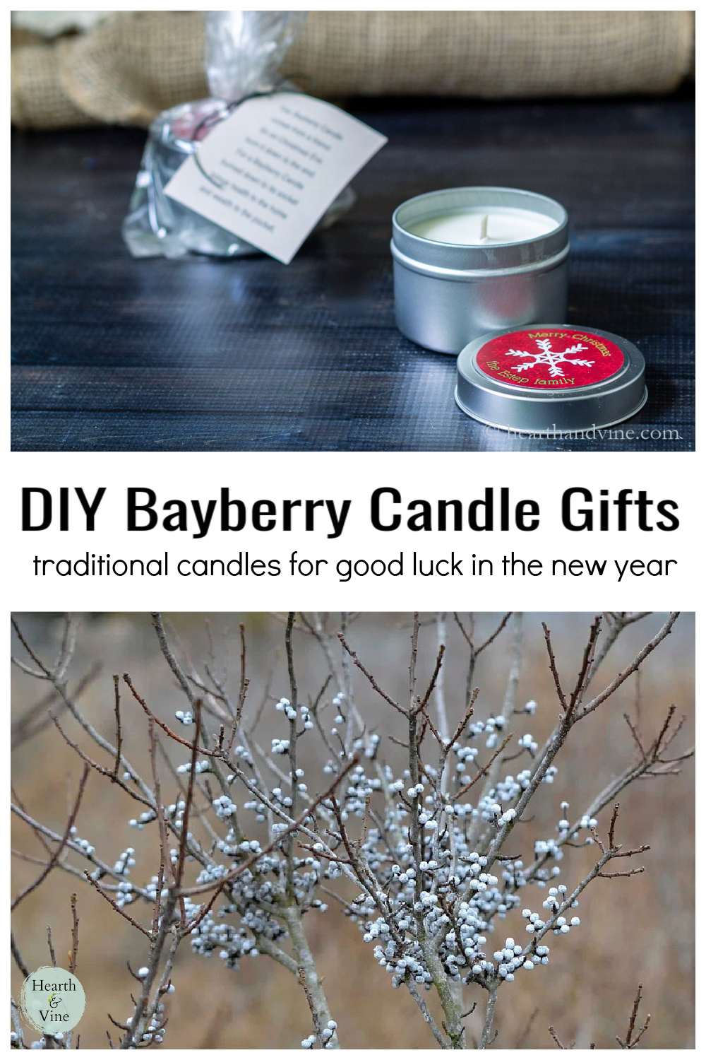 Bayberry Candles Tradition for Good Luck Fun Holiday Gift