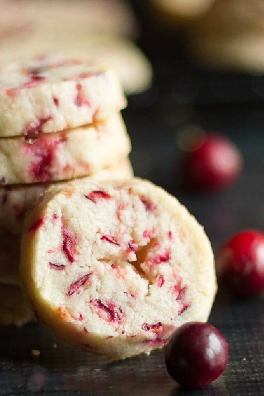 Fresh Cranberry Shortbread Cookie Recipe For The Holidays