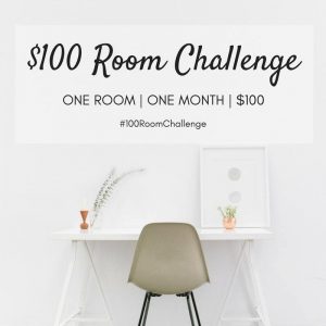 A group of bloggers challenging themselves to makeover one room for $100.