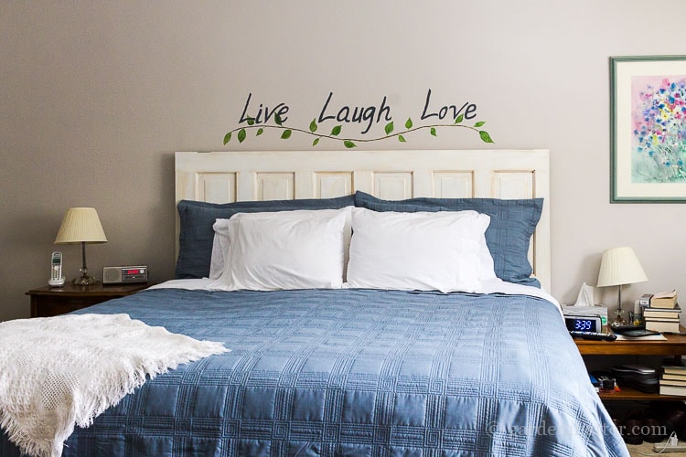 $100 bedroom makeover week 2 of the budget with new bedding and wall decor