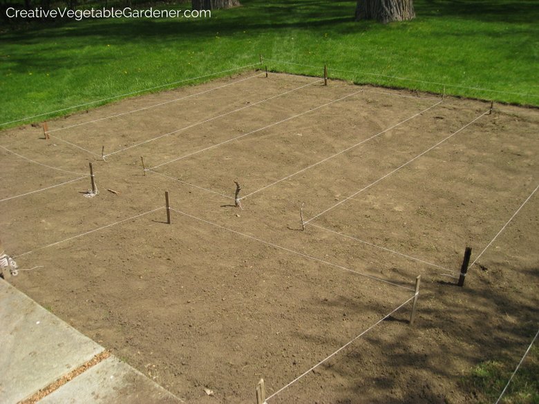 Use this trick to layout your garden