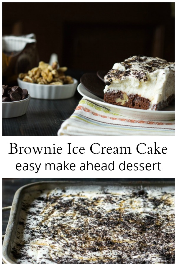 Easy Brownie Ice Cream Cake Recipe Hearth and Vine