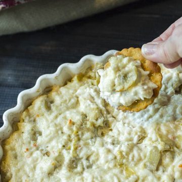 Crab and artichoke dip with Parmesan cheese recipe
