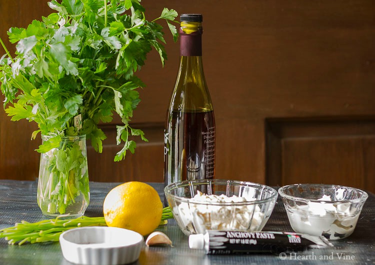 Green goddess dressing ingredients