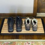 Wooden boot tray for your foyer.